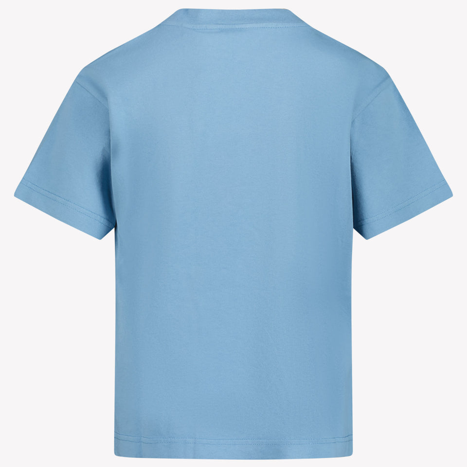 Palm Angels Kinder Jongens T-Shirt In Blauw