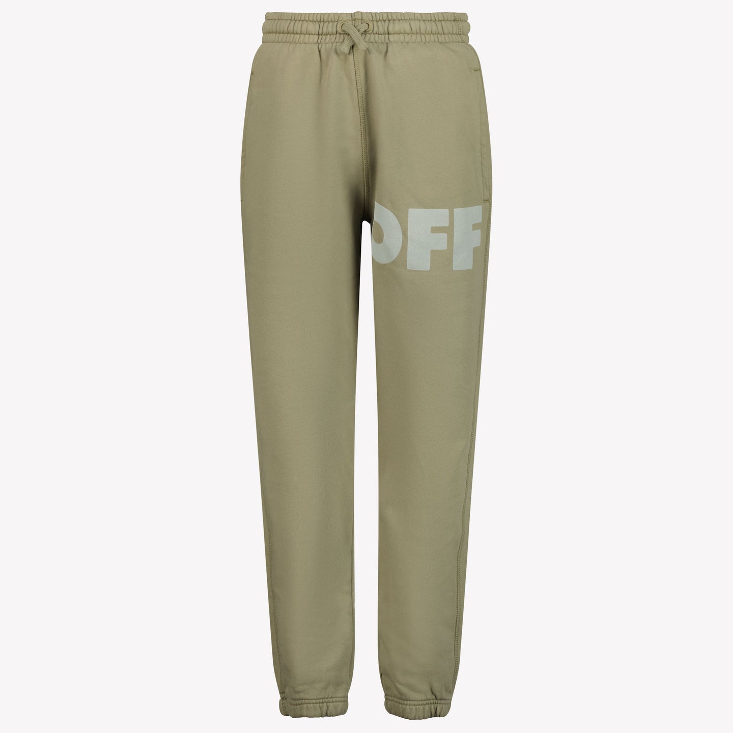 Off-White Kinder Jongens Broek In Olijf Groen