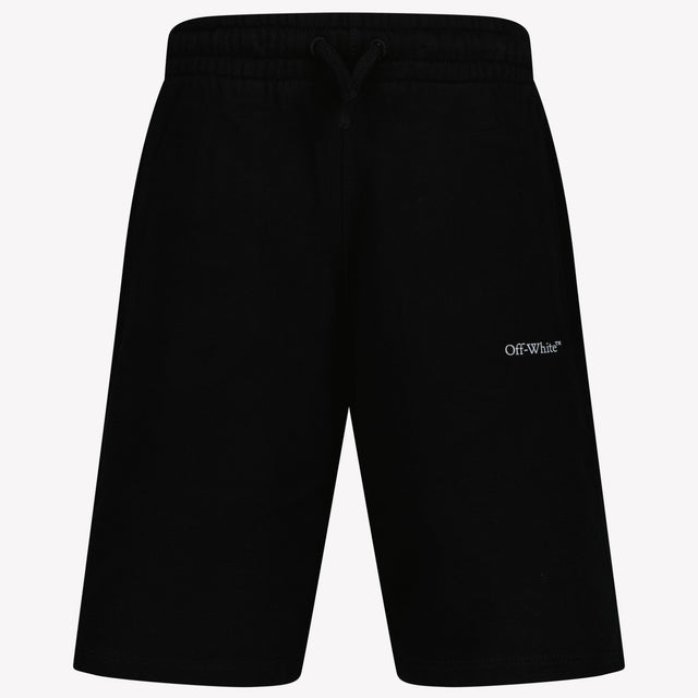 Off-White Kids Boys Shorts In Black