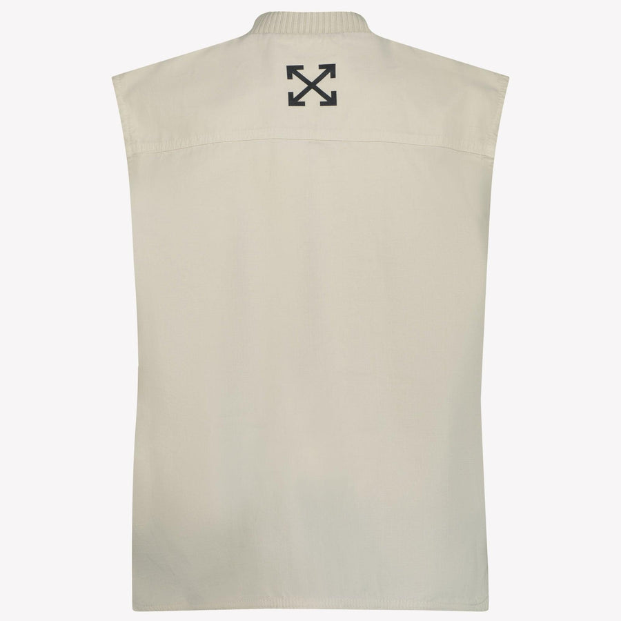 Off-White Kids Boys Bodywarmer  Light Gray