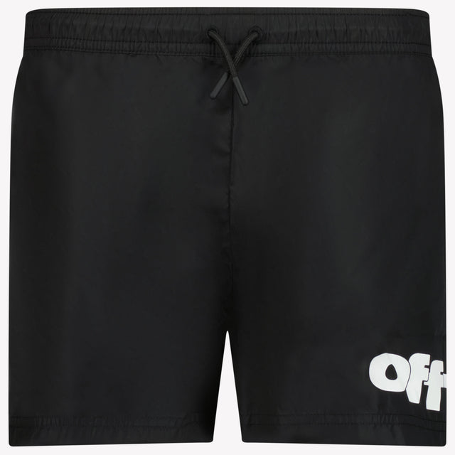 Off-White Kids Boys Swimwear In Black