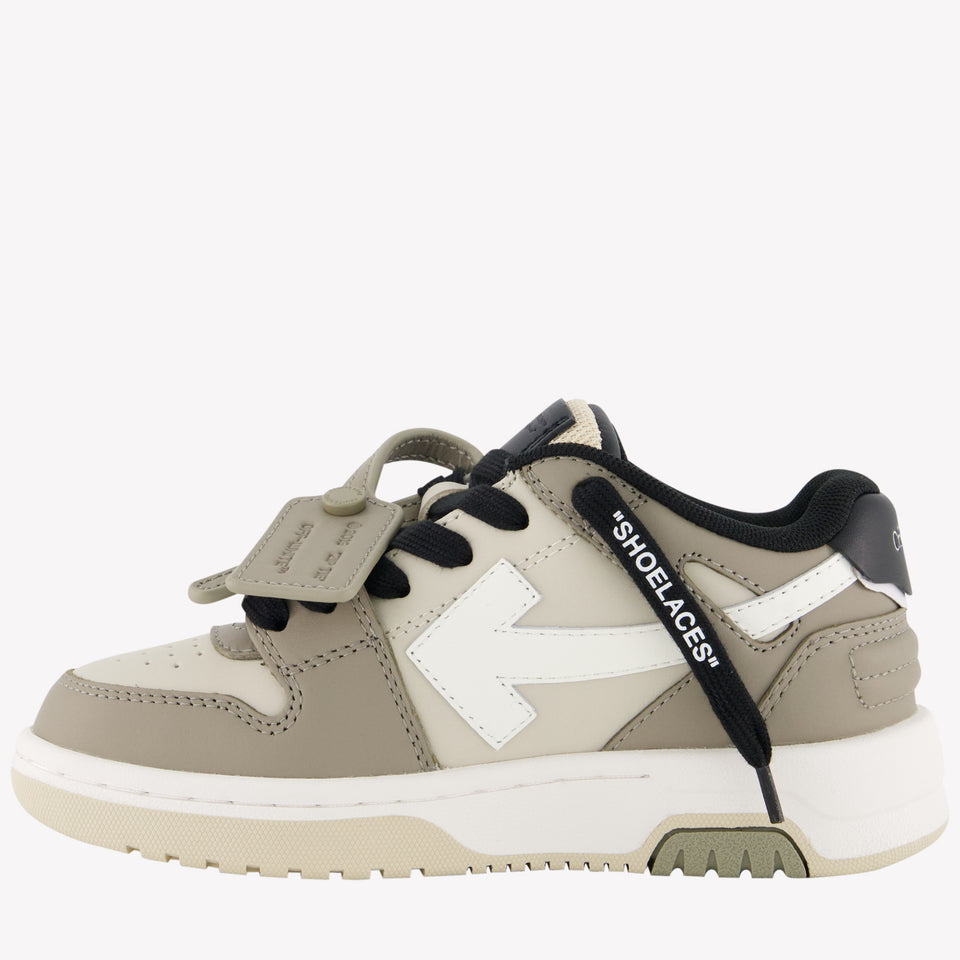 Off-White Jongens Sneakers In Olijf Groen