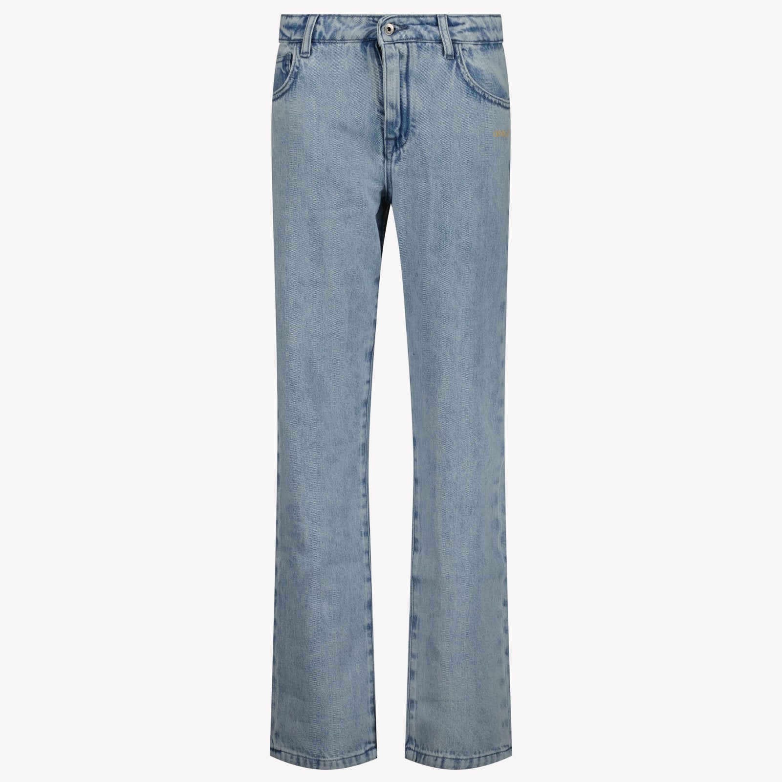 Off-White Kids Boys Jeans In Light Blue