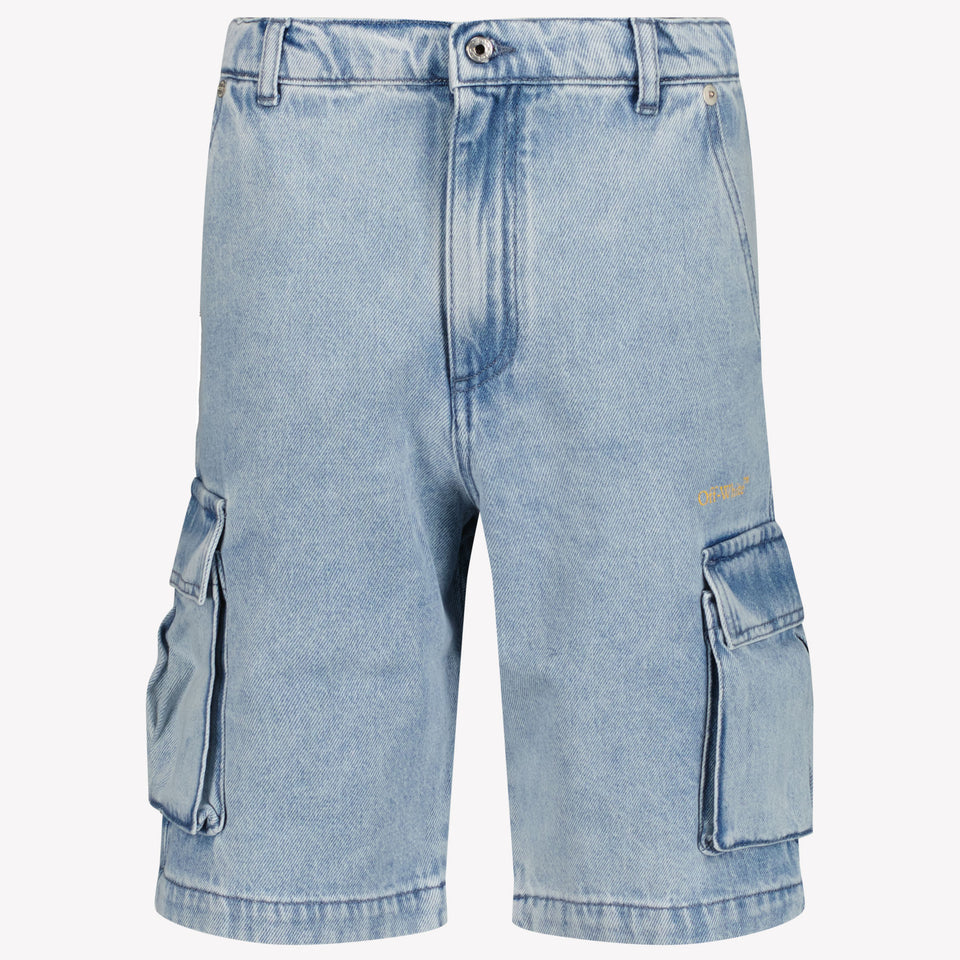 Off-White Kids Boys Shorts In Jeans