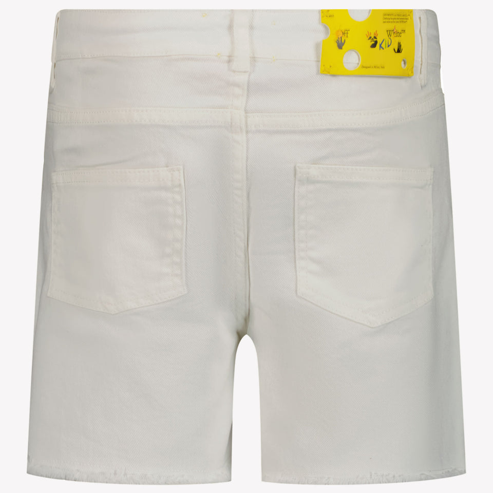 Off-White Kids Girls Shorts In White