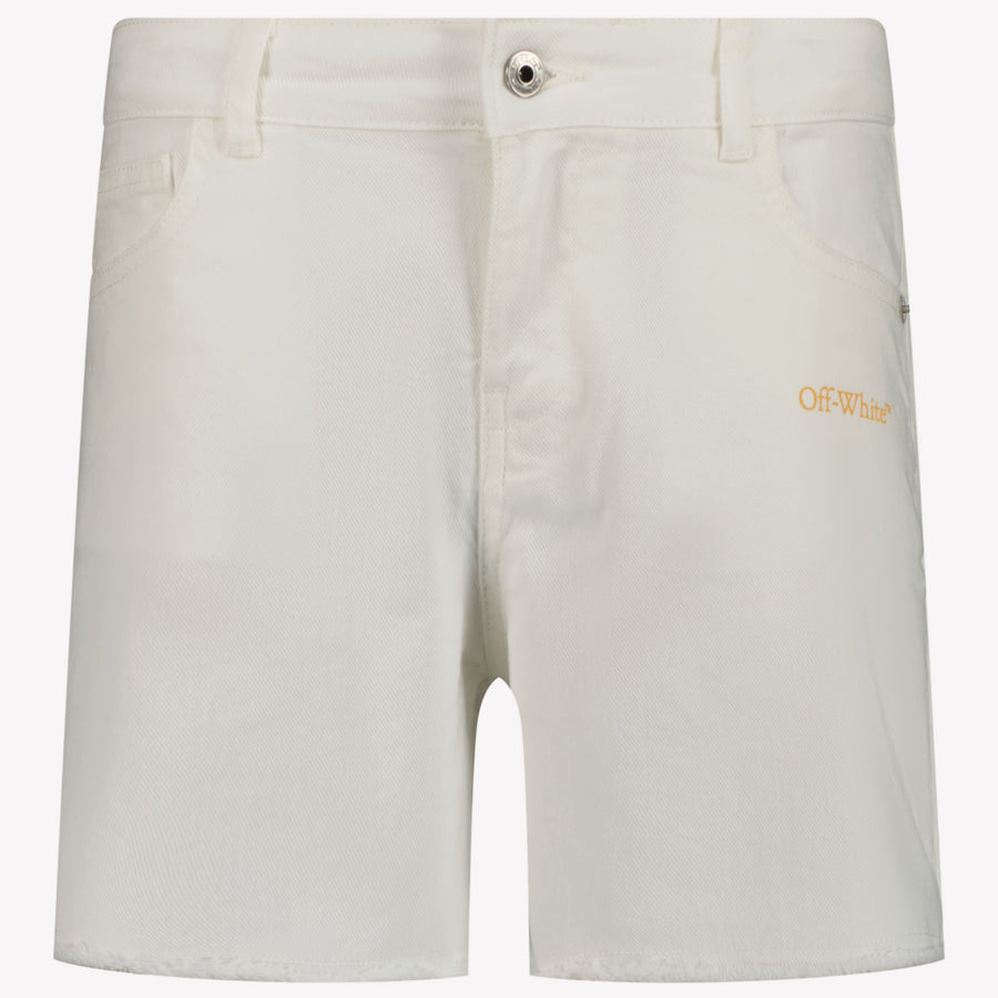 Off-White Kids Girls Shorts  White