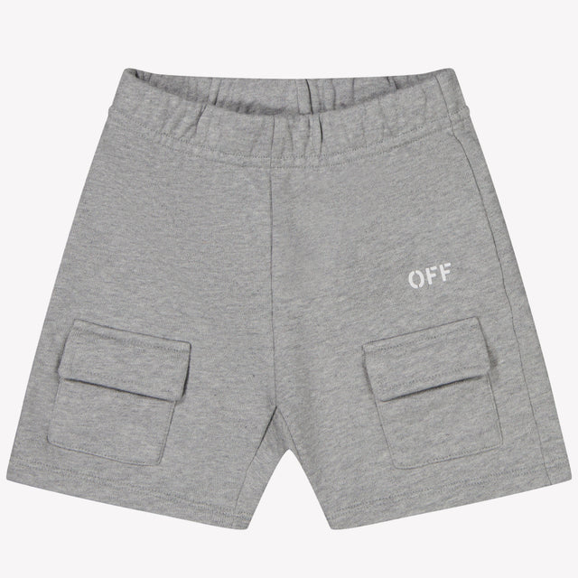 Off-White Baby Boys Shorts In Gray