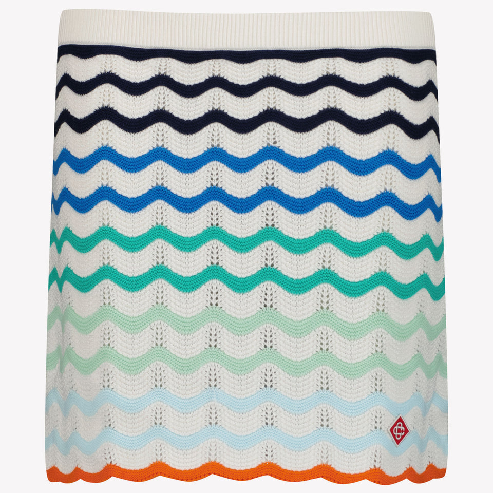 Casablanca Kids Girls Skirt in OffWhite