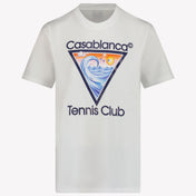 Casablanca Kids Unisex T-Shirt in White