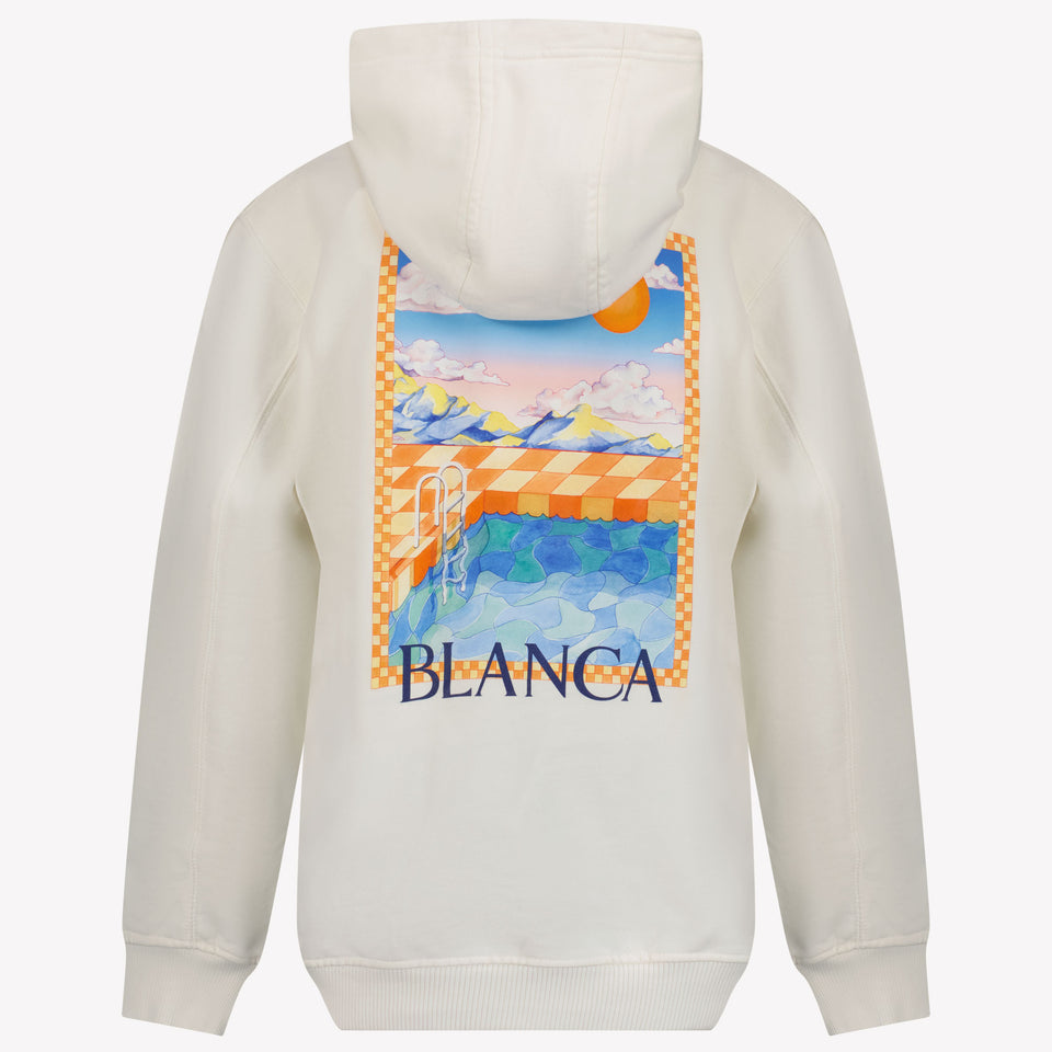 Casablanca Kids Unisex Sweater in White