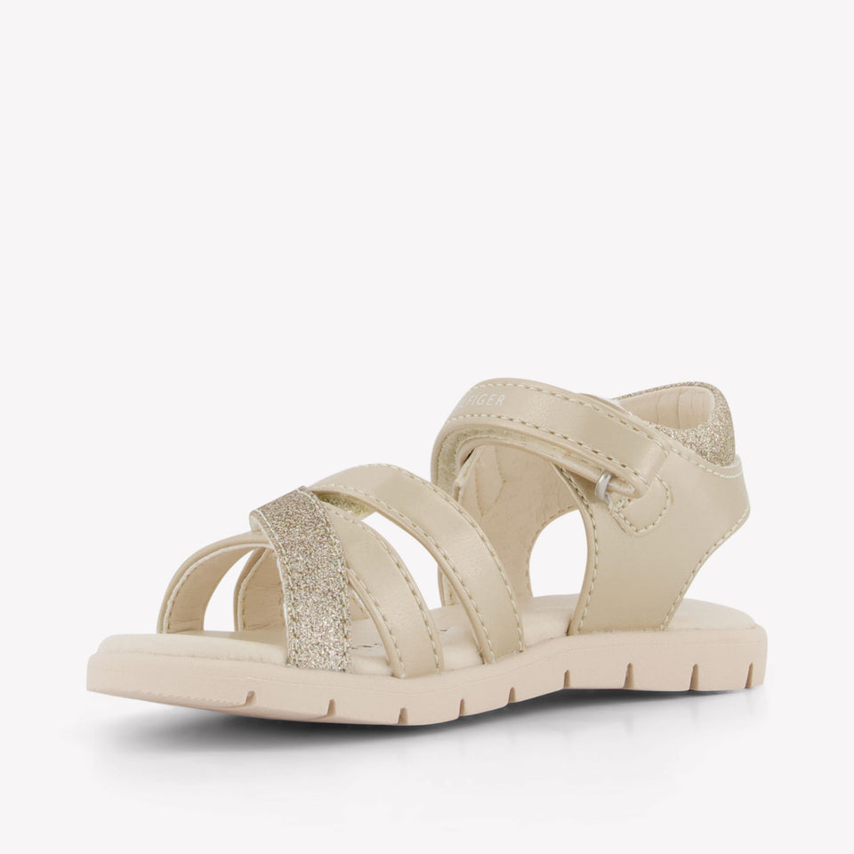 Tommy Hilfiger Girls Sandals In Gold