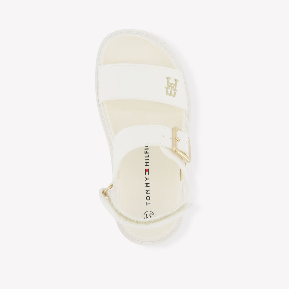 Tommy Hilfiger Girls Sandals In White