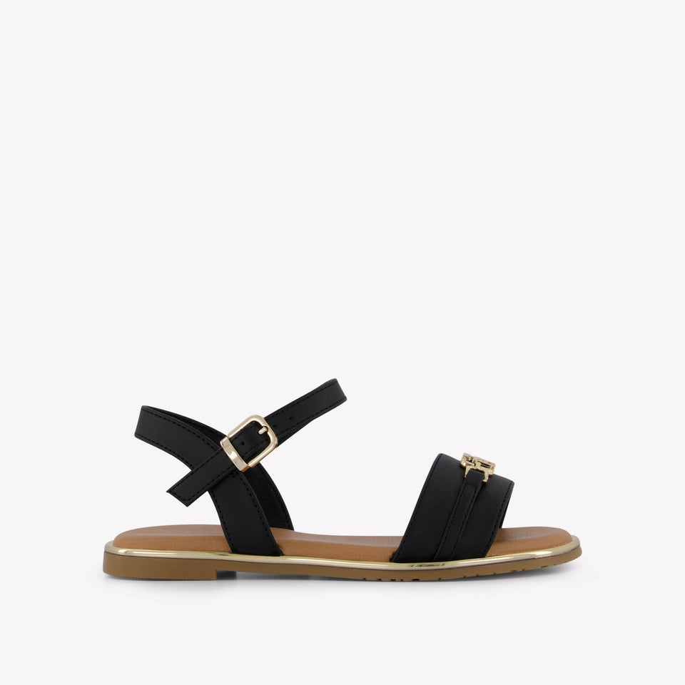 Tommy Hilfiger Girls Sandals In Black