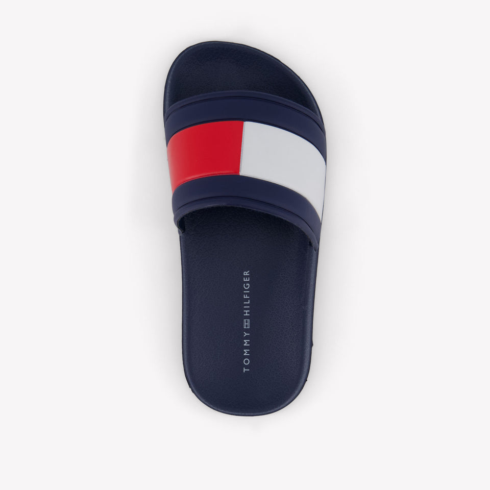 Tommy Hilfiger Jongens Slippers In Navy