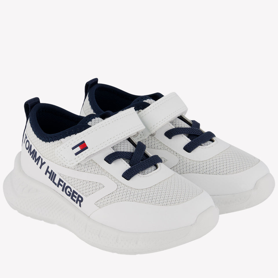 Tommy Hilfiger Boys Sneakers in White