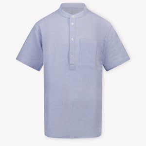 Armani Kids Boys Blouse  Light Blue