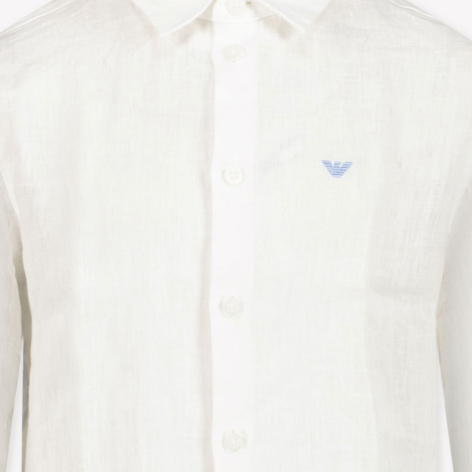 Armani Kids Boys Blouse in White