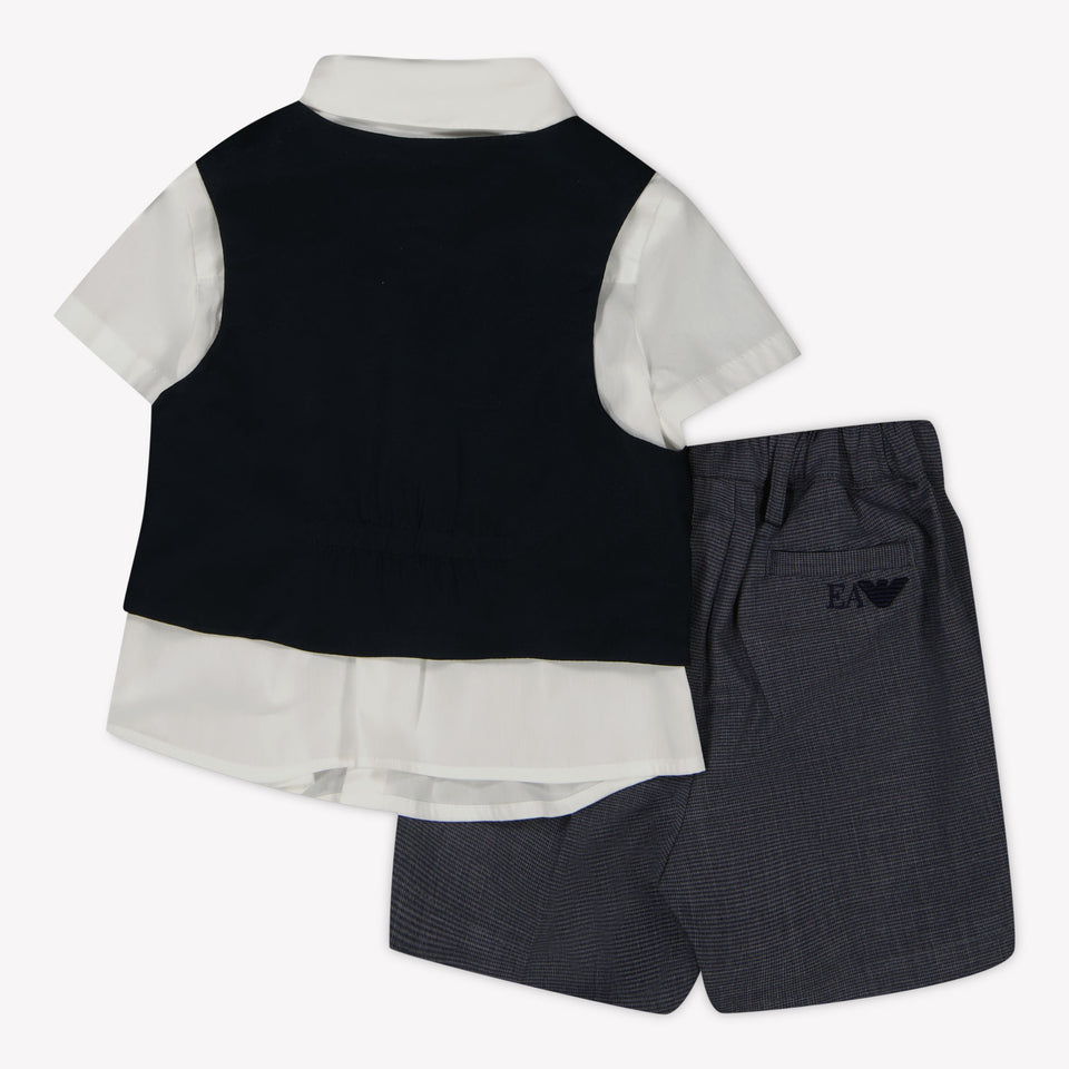 Armani Baby Boys Set in Navy