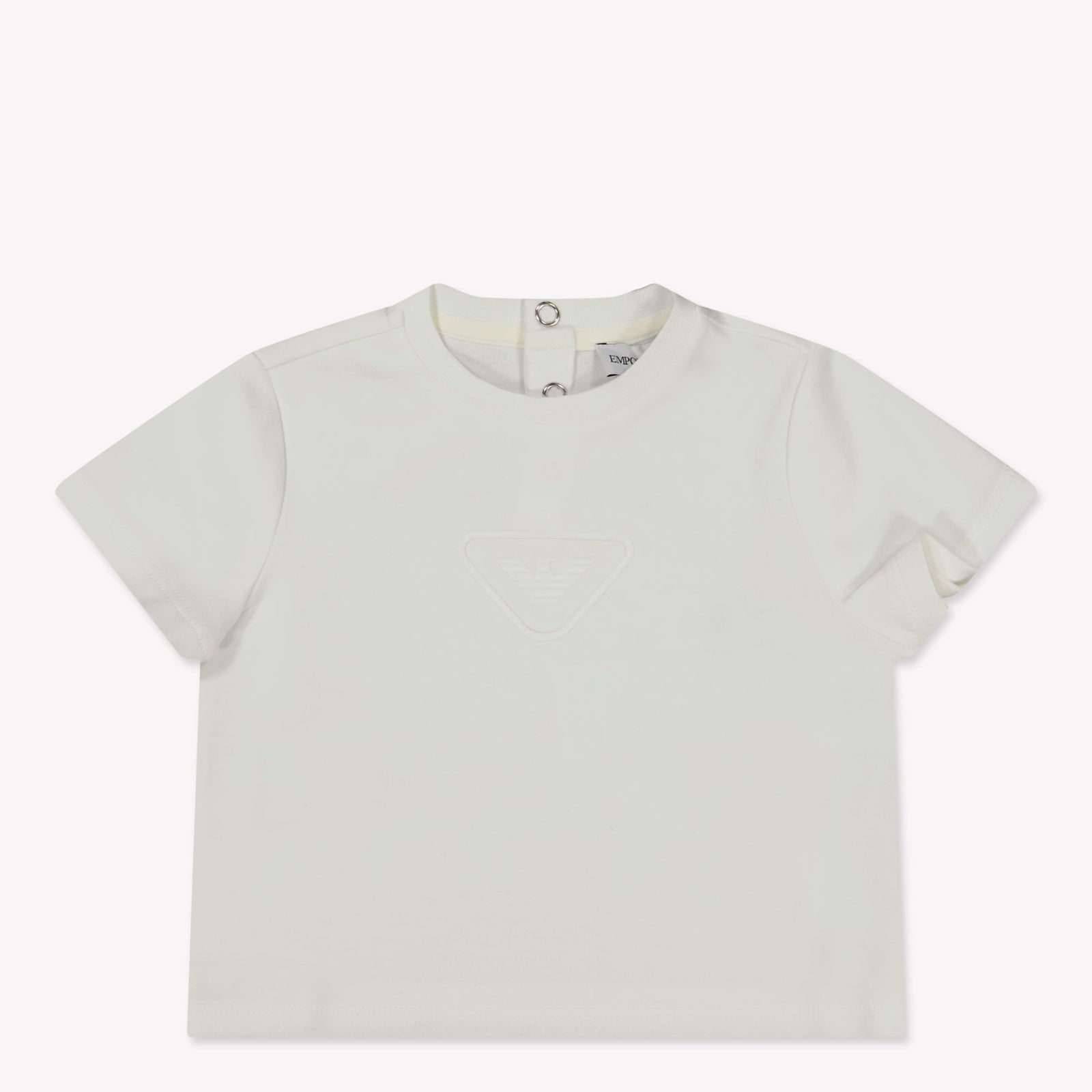 Armani Baby Boys T-Shirt in OffWhite