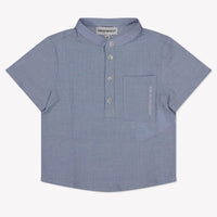 Armani Baby Boys Blouse  Light Blue
