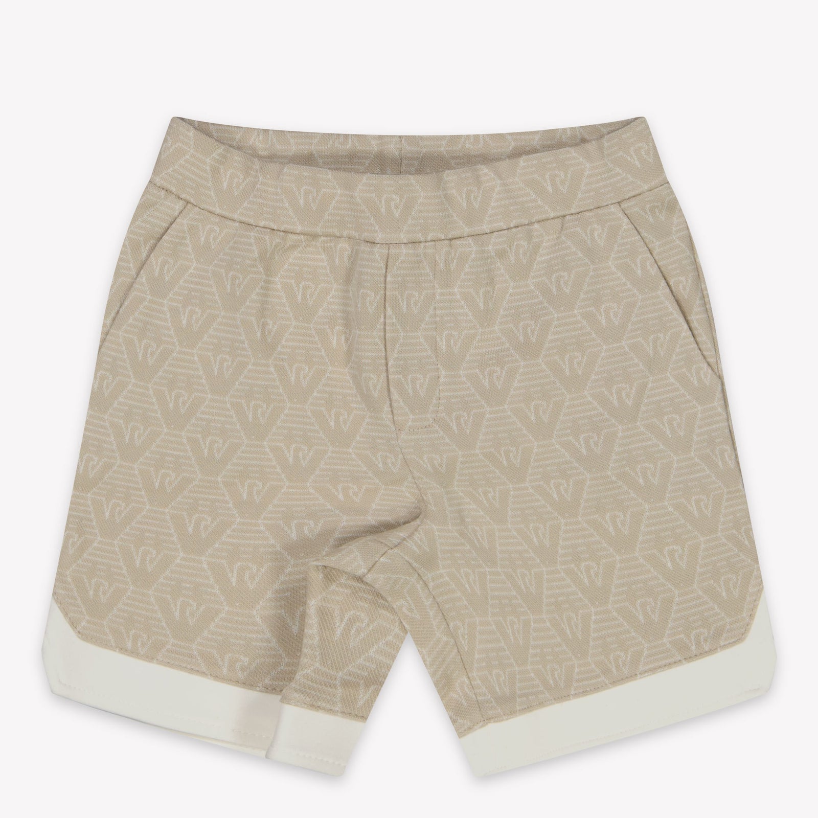 Armani Baby Jongens Shorts In Licht Beige