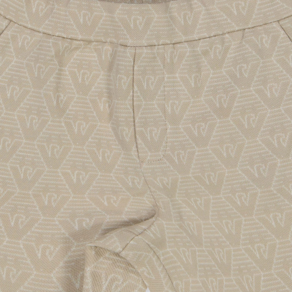 Armani Baby Boys Shorts In Light Beige