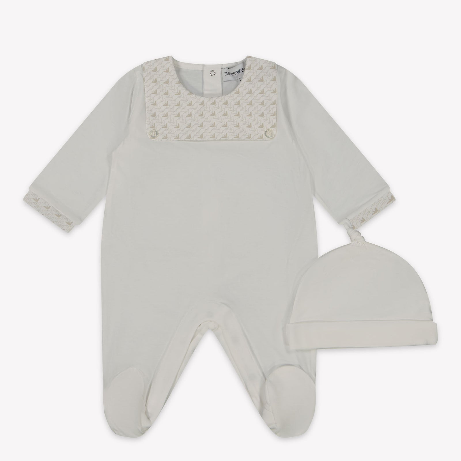 Armani Baby Jongens Boxpakje In Beige