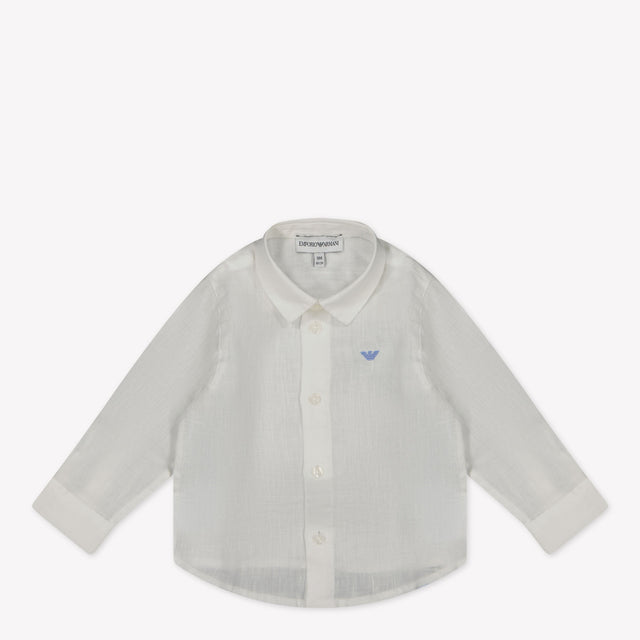 Armani Baby Boys Blouse In White