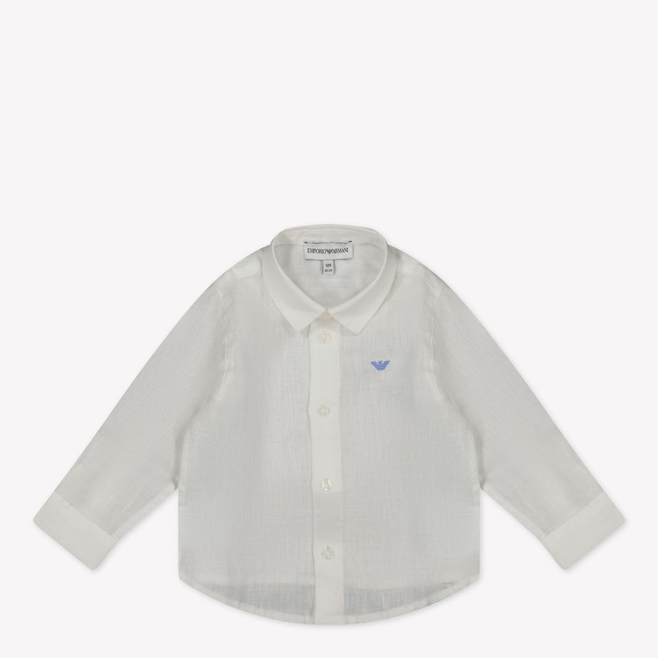 Armani Baby Boys Blouse In White