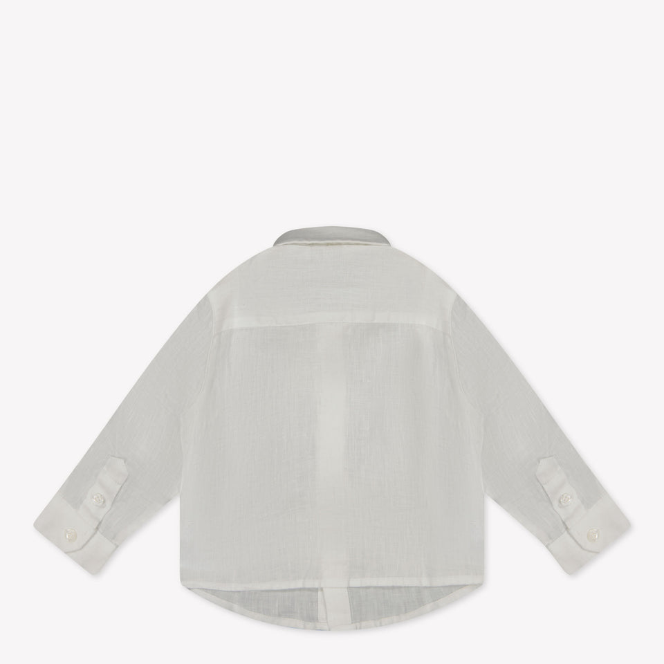 Armani Baby Boys Blouse In White