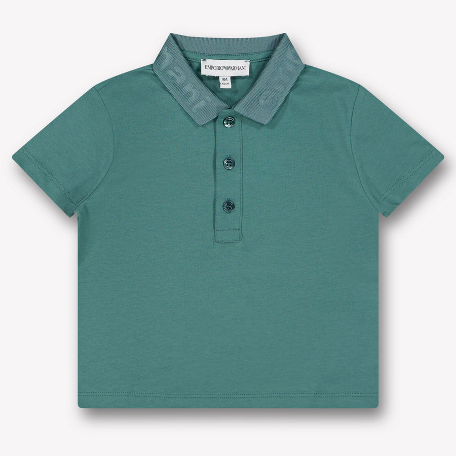 Armani Baby Boys Polo  Dark Green