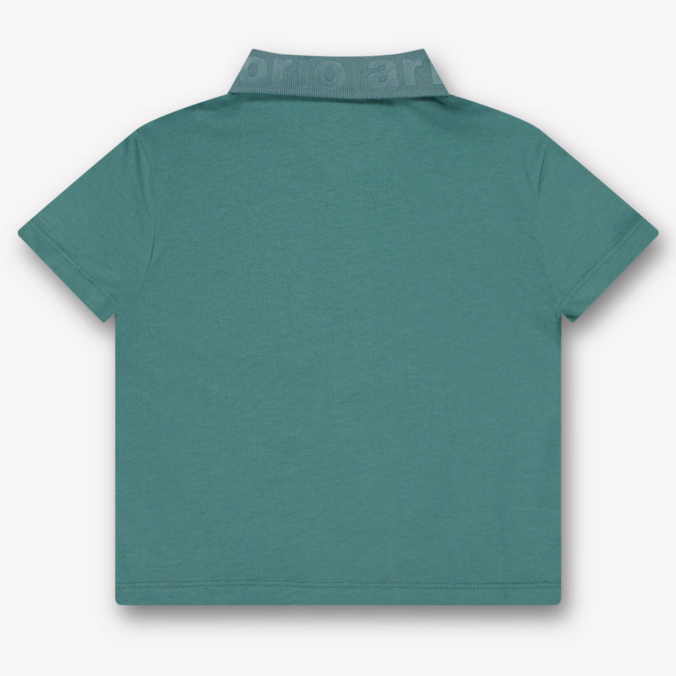 Armani Baby Jongens Polo In Donker Groen