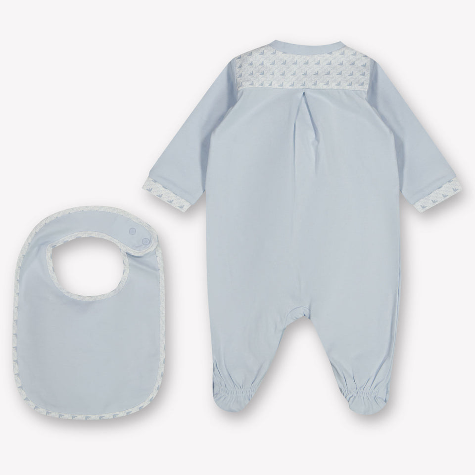 Armani Baby Girls Playsuit  Light Blue