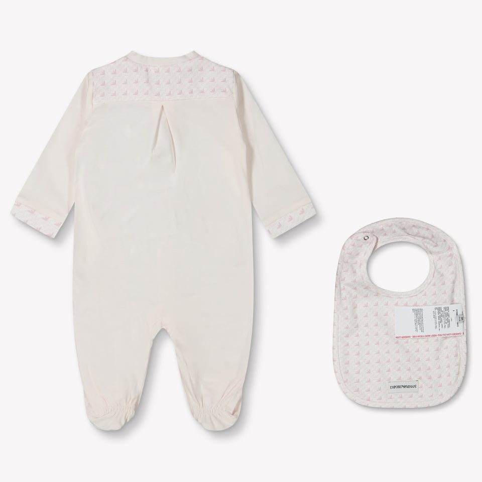 Armani Baby Girls Playsuit  Light Pink