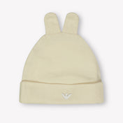 Armani Baby Meisjes Mutsje in Creme