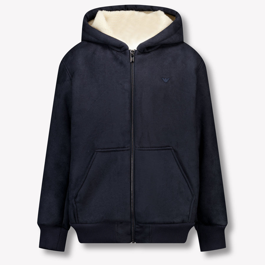 Armani Kinder Jongens Winterjas In Navy