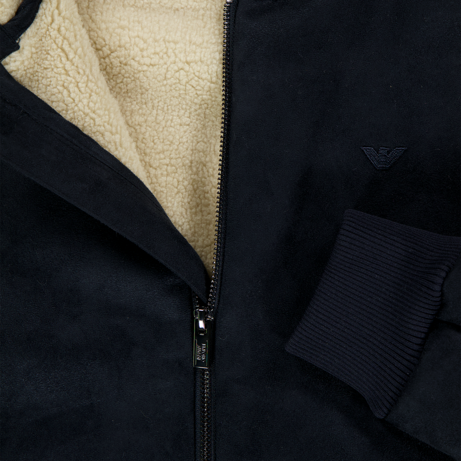 Armani Kinder Jongens Winterjas In Navy