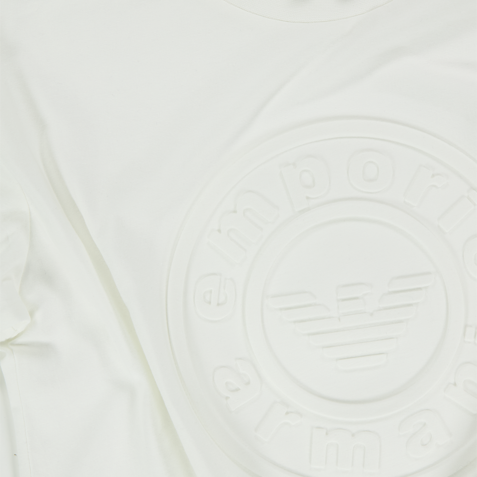 Armani Kids Boys T-Shirt  White