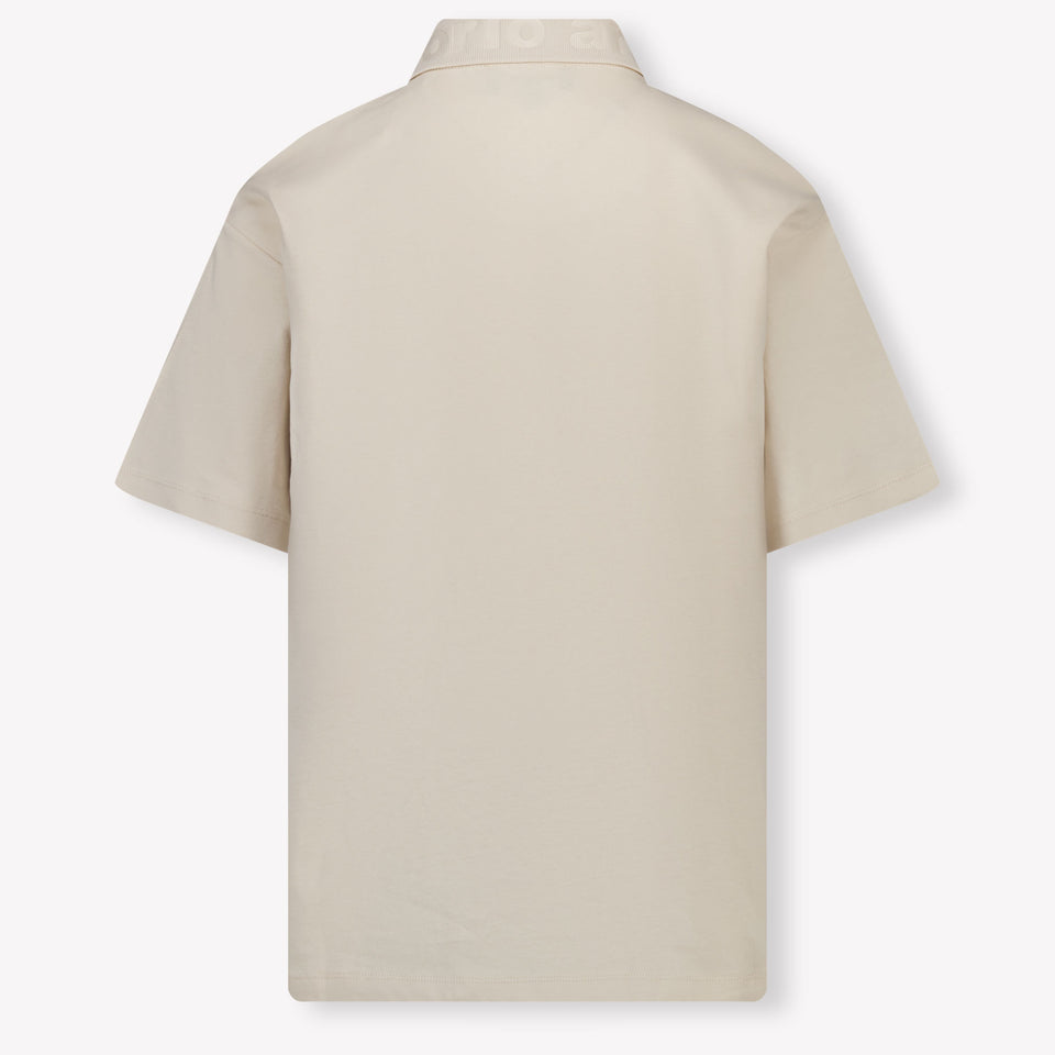 Armani Kinder Jongens Polo In Beige