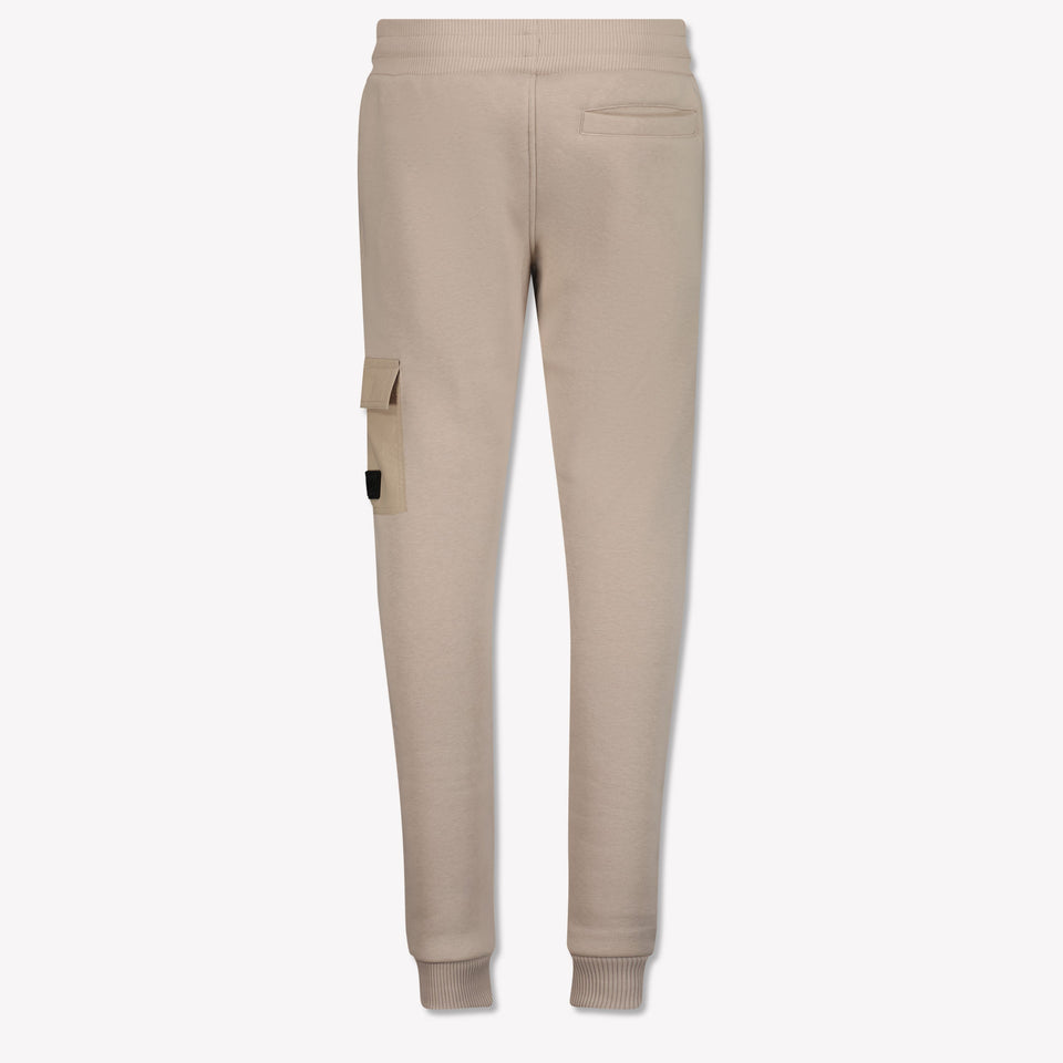 Malelions Kids Boys in Trousers Taupe