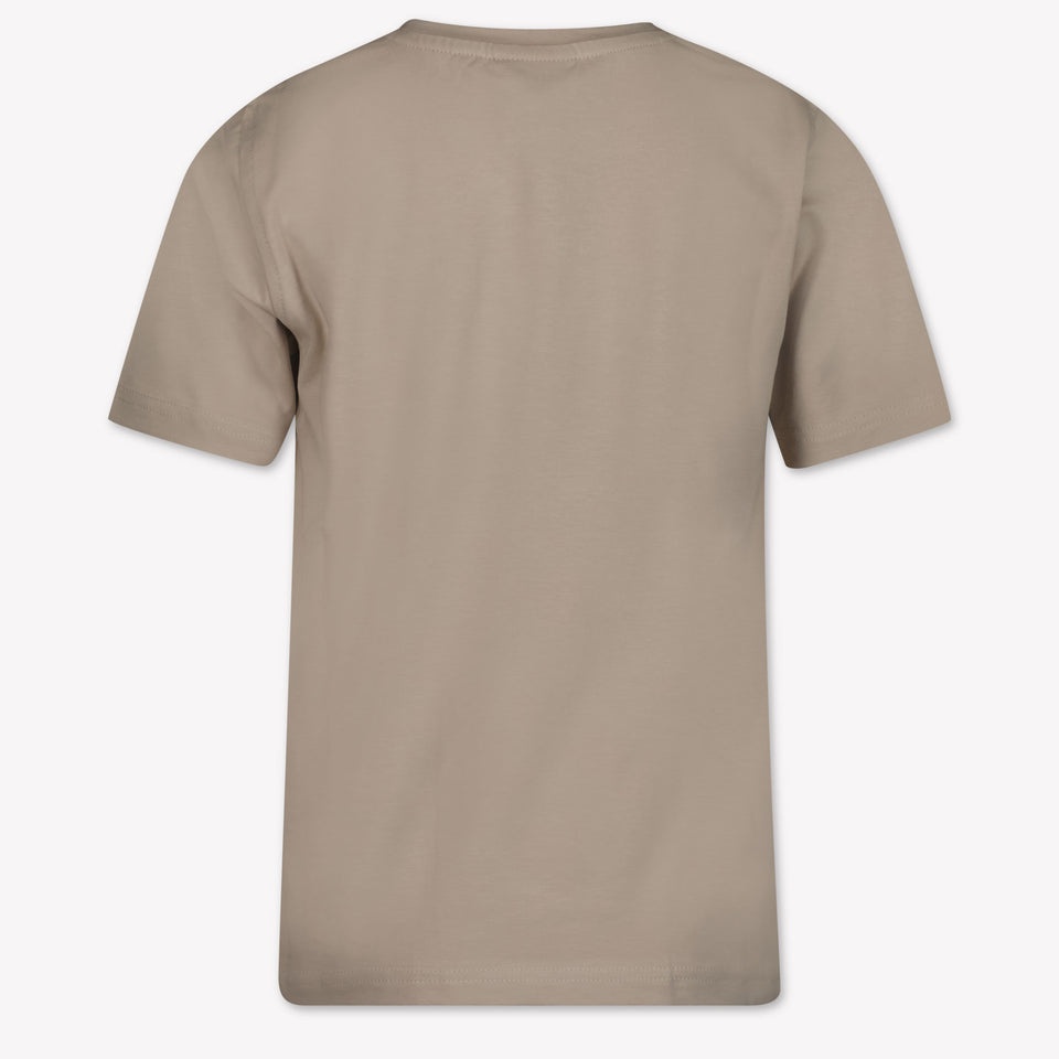 Malelions Kids Boys in T-Shirt Taupe