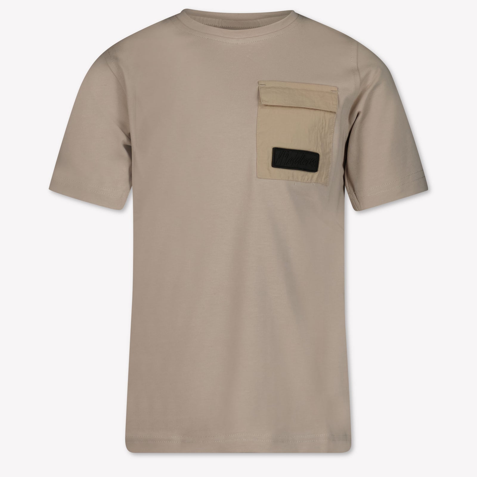 Malelions Kinder Jongens T-Shirt In Taupe