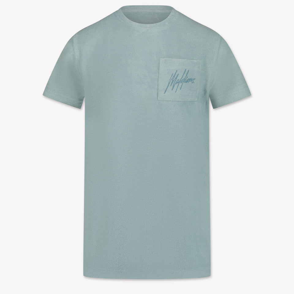 Malelions Kids Boys in T-Shirt Light Blue