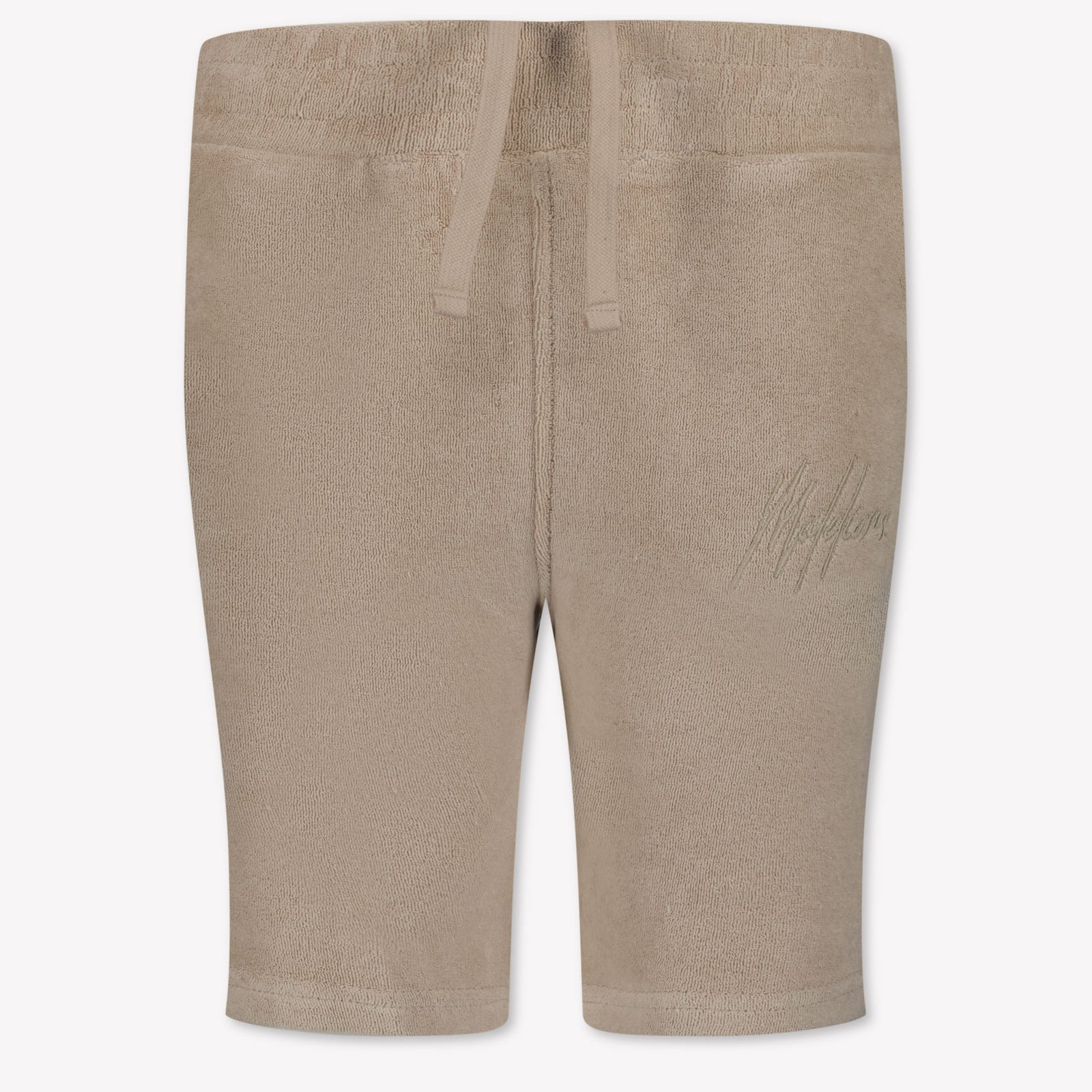 Malelions Kids Boys Shorts In Taupe