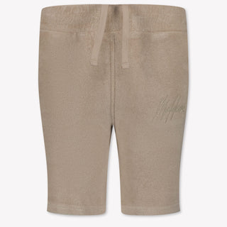 Malelions Kinder Jongens Shorts In Taupe