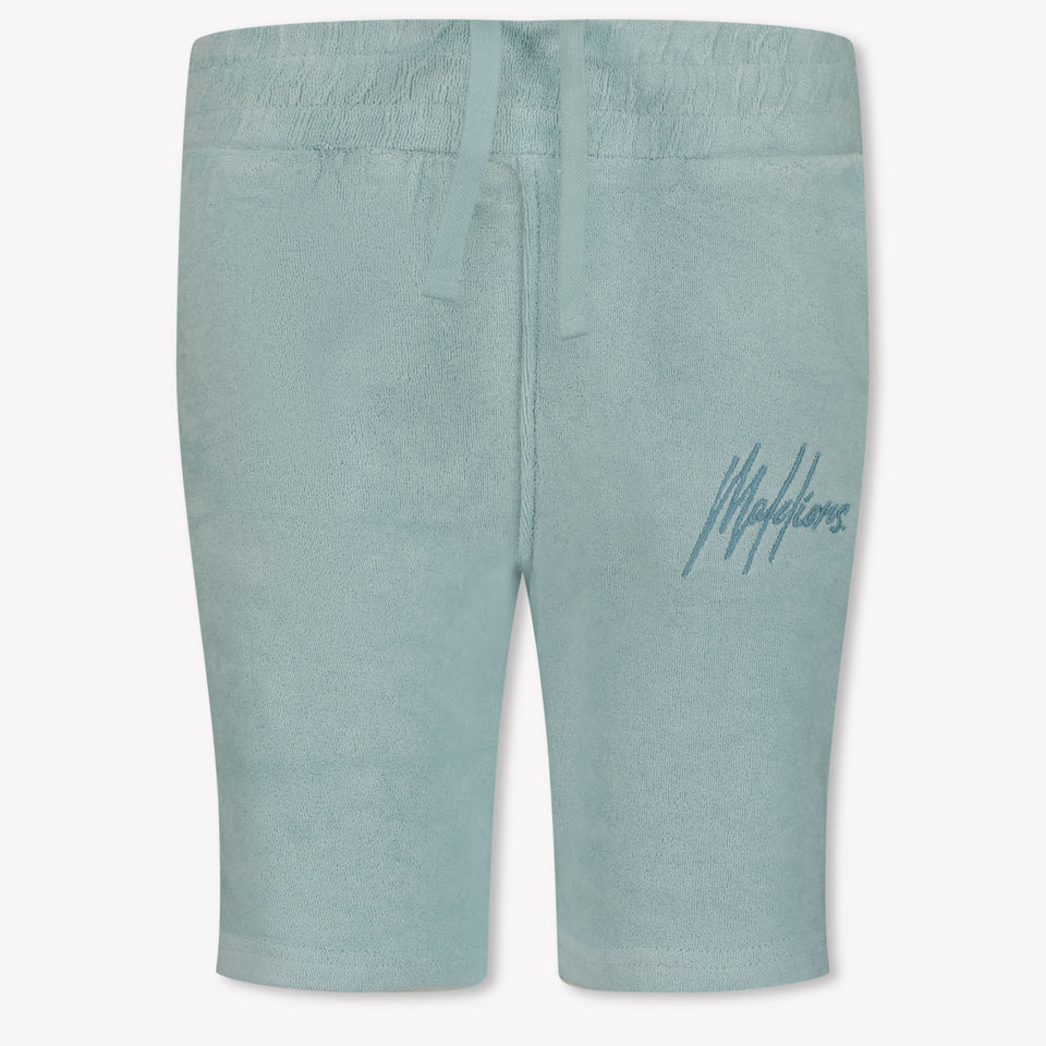 Malelions Kids Boys Shorts In Light Blue