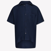 Malelions Kids Boys Blouse in Navy