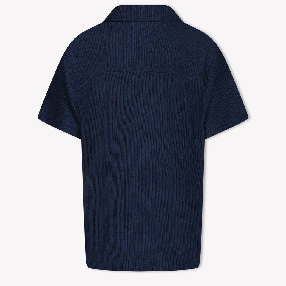 Malelions Kids Boys Blouse in Navy