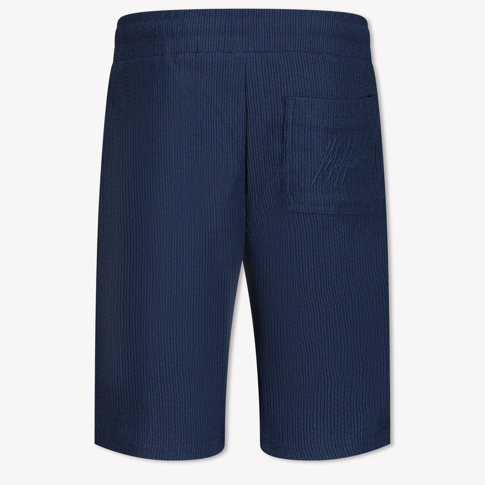 Malelions Kids Boys Shorts In Navy