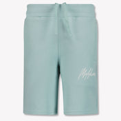 Malelions Kids Boys Shorts In Light Blue